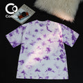 Premium 270gsm Heavyweight Cotton T-Shirt with Unique Tie Dye Pattern - Solid & Soft Unisex Tee