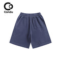 High Quality Acid Wash Ombre Cotton Shorts 100% Soft Vintage Gradient Heavyweight Summer Bottoms Street