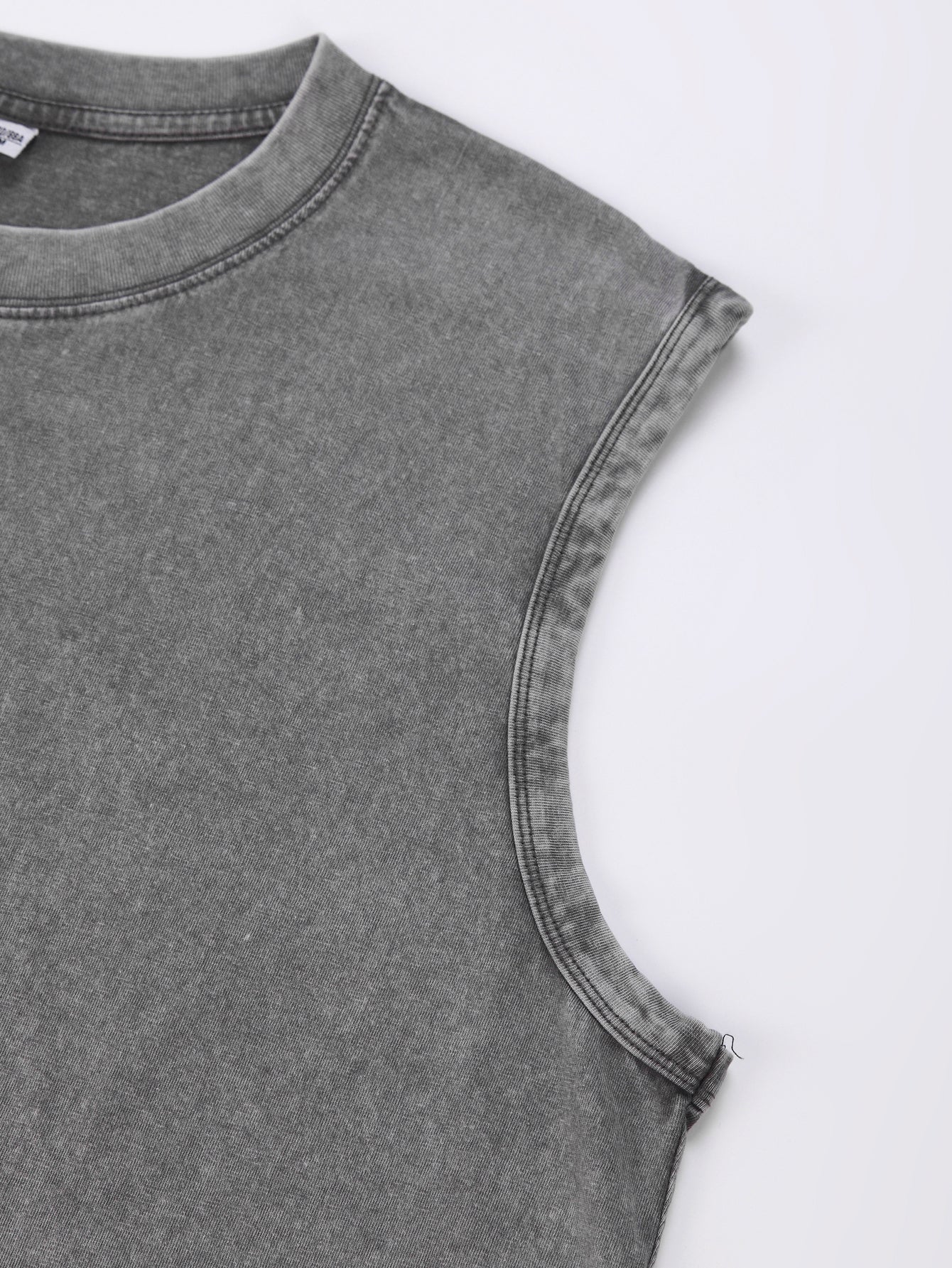 Comfortable Snow Wash Short Sleeve Shirt - 270gsm Heavy Cotton Casual T-Shirt for Streetwear