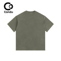 High Quality Acid Wash Distressed Tee - 100% Soft Cotton Vintage Ripped Casual Short Sleeve Shirt